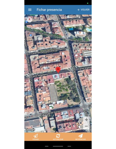 fichar desde el movil