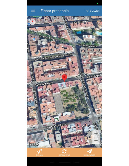 fichar desde el movil