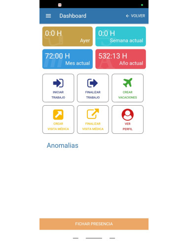 fichar desde el movil